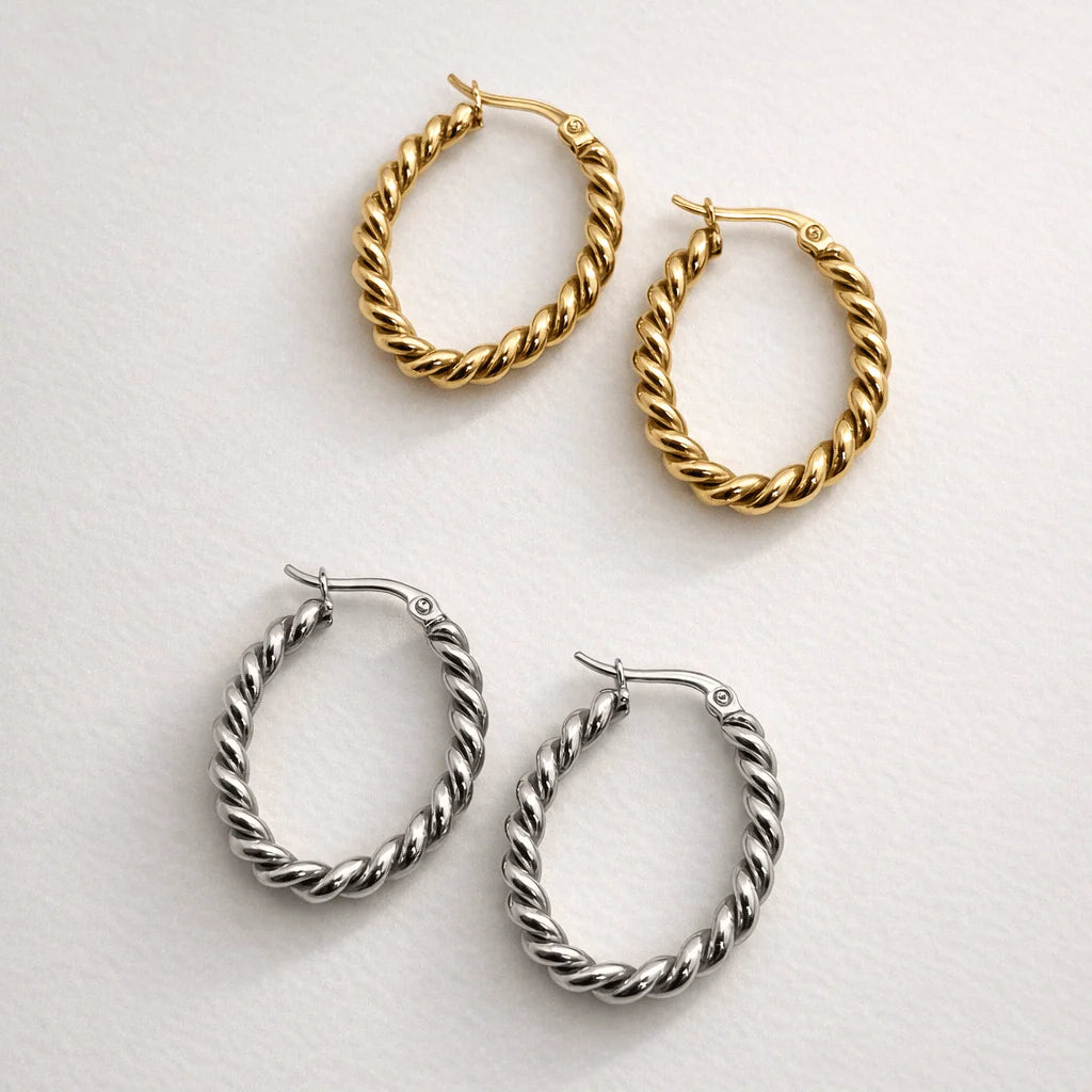 Monaco Twist Hoops