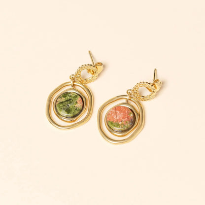 Santa Fe Gold-Plated Hoop Earrings