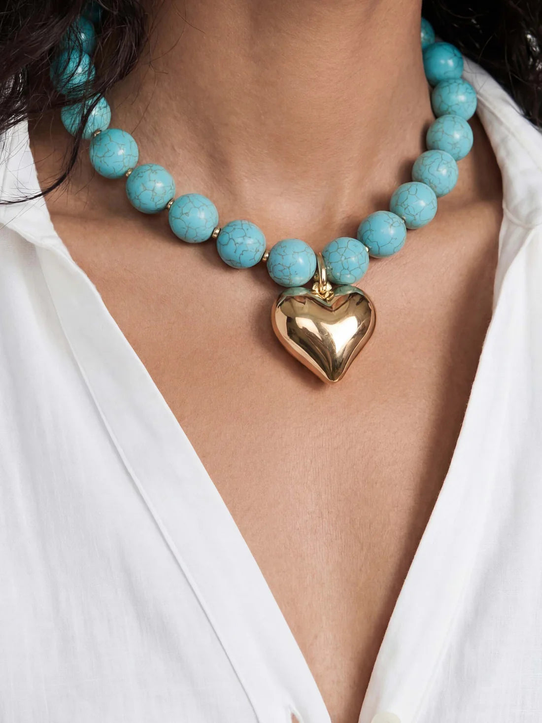 Love & Luck Turquoise Choker