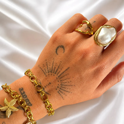Aurorapearl Adjustable ring