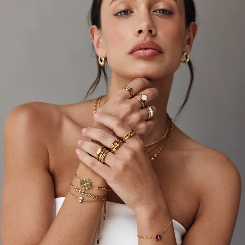 Clover Wrap adjustable ring