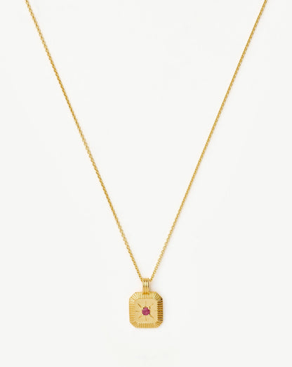 Birthstone Pendant Necklace
