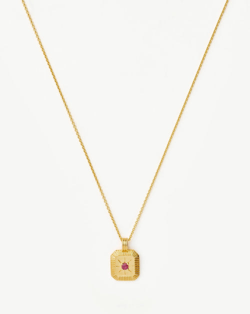 Birthstone Pendant Necklace