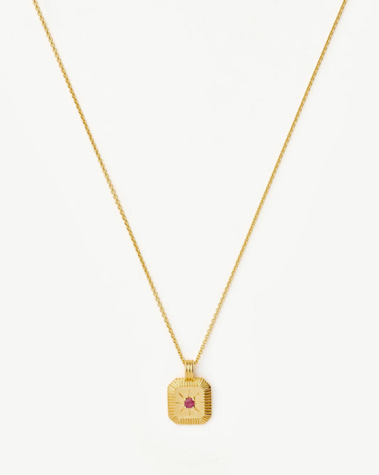 Birthstone Pendant Necklace