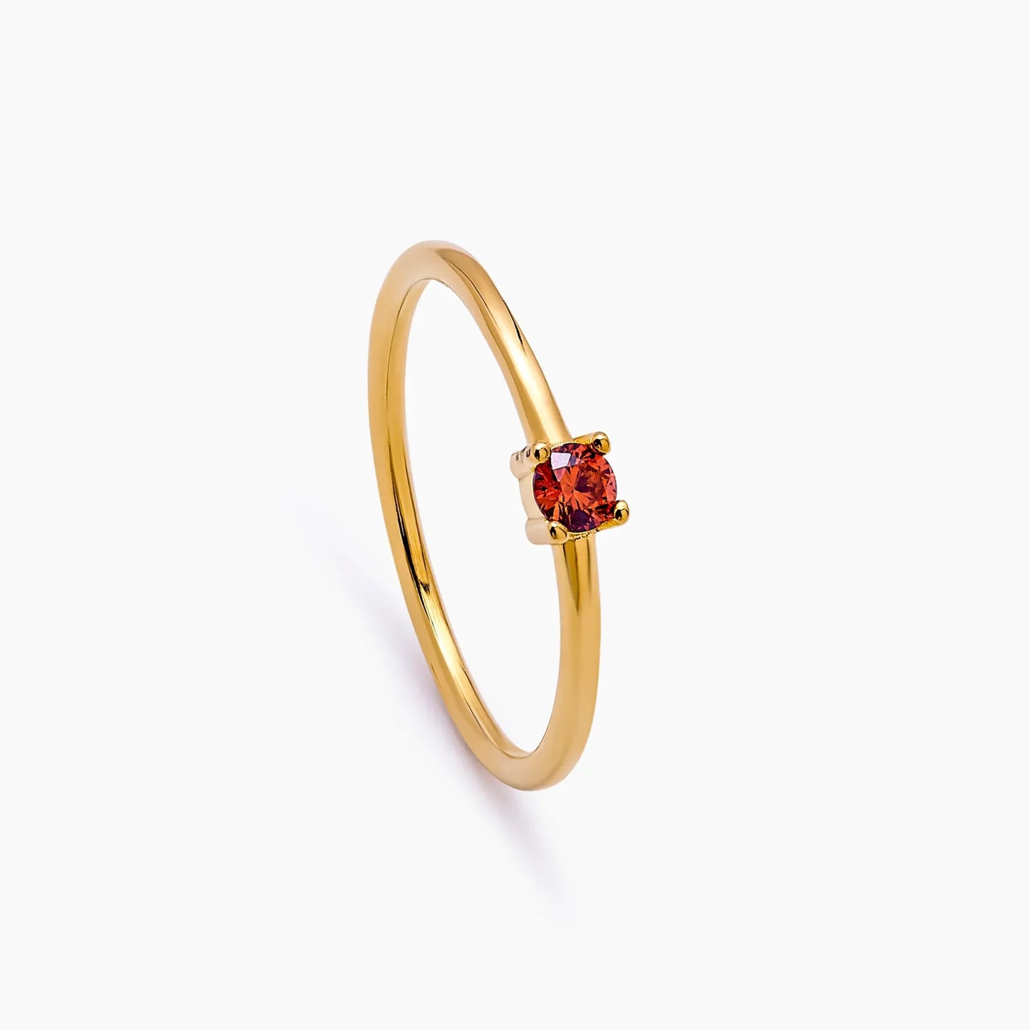 Dainty birthstone ring