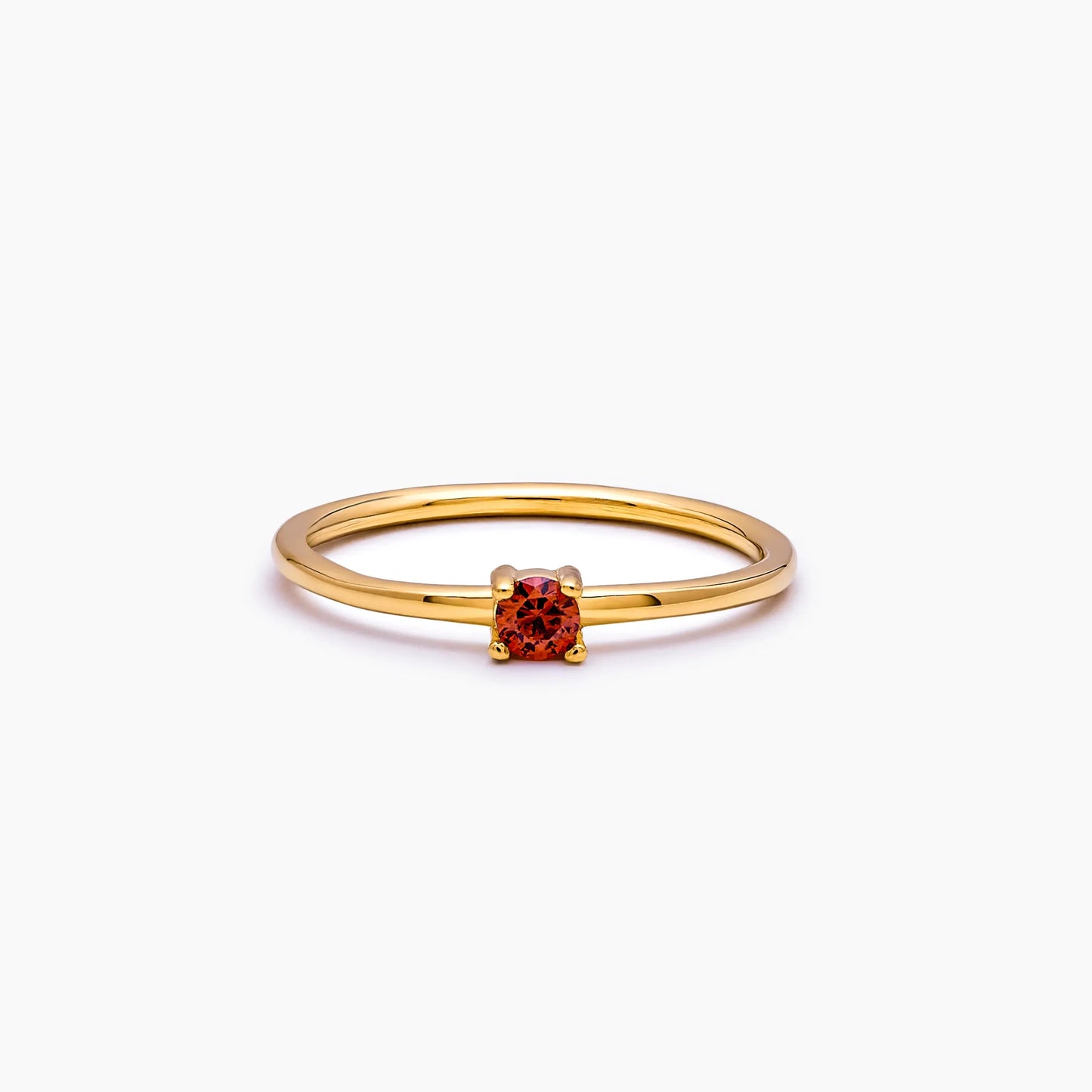Dainty birthstone ring