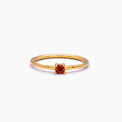 Dainty birthstone ring