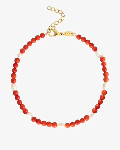 Coral Anklet
