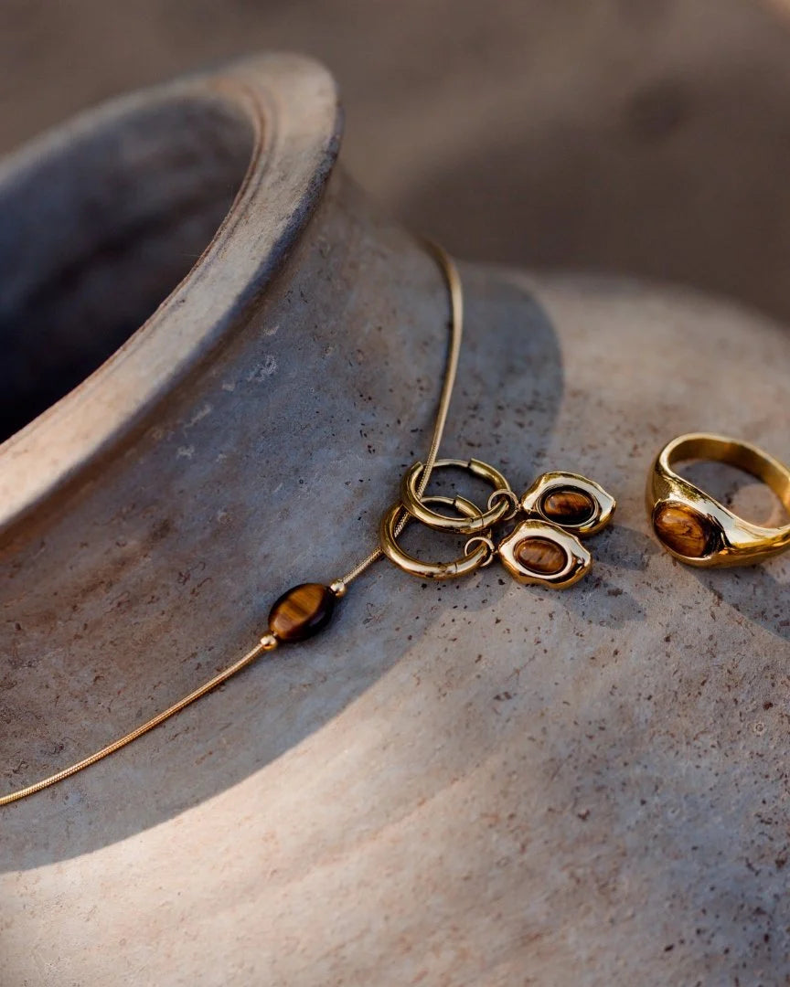 Tiger's Eye Earrings