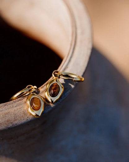 Tiger's Eye Earrings