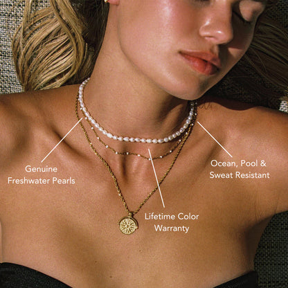 Freshwater pearl choker