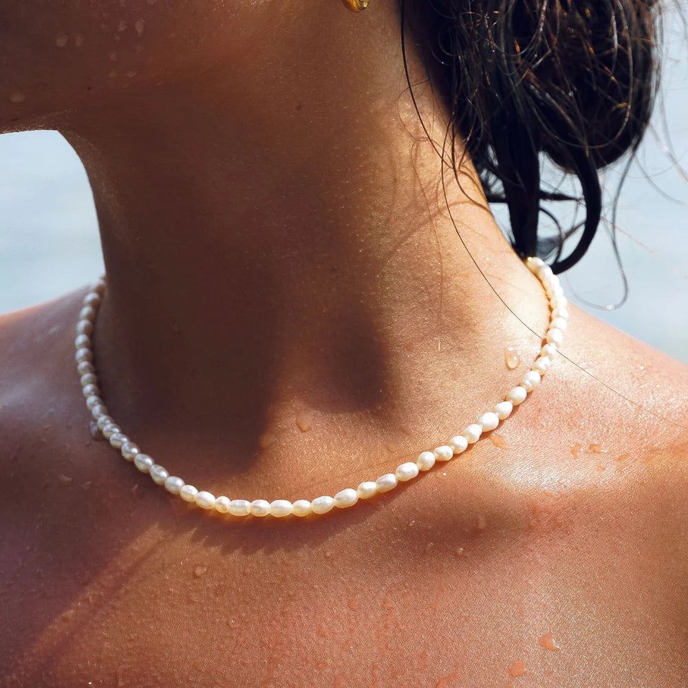 Freshwater pearl choker