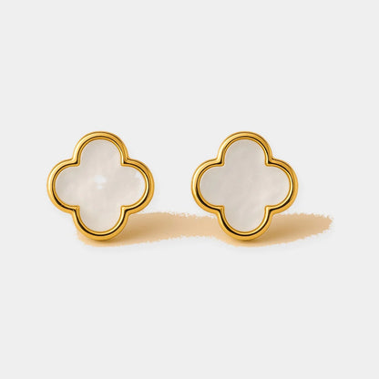 Pearl Clover earrings