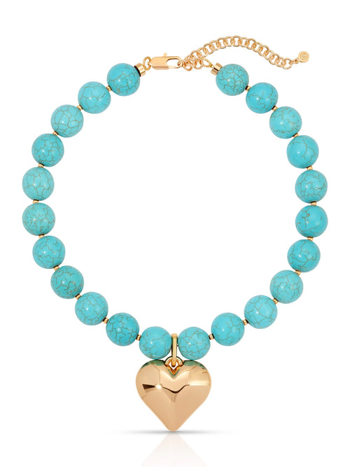 Love & Luck Turquoise Choker