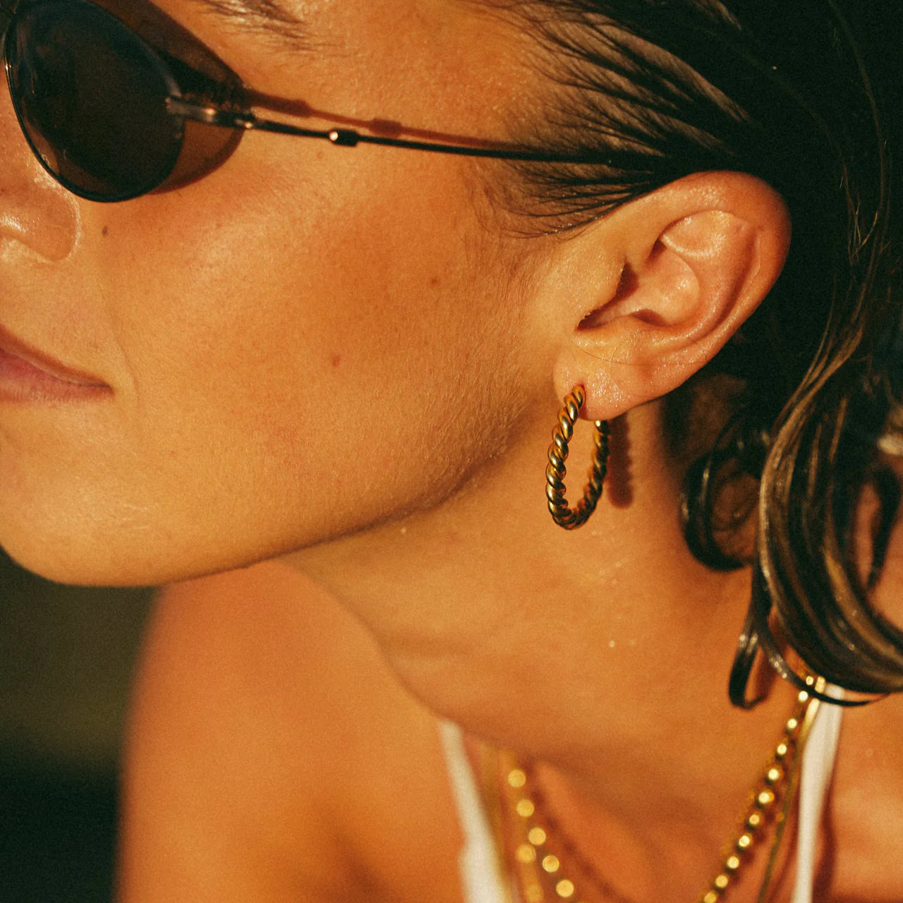Monaco Twist Hoops