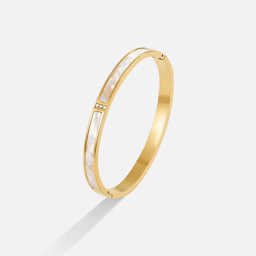 Celeste Gold Pearl Bracelet