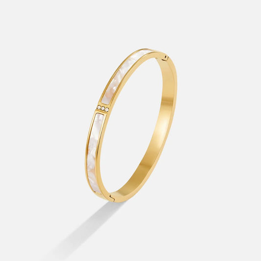 Celeste Gold Pearl Bracelet
