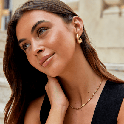 Talisa Gold Teardrop Earrings