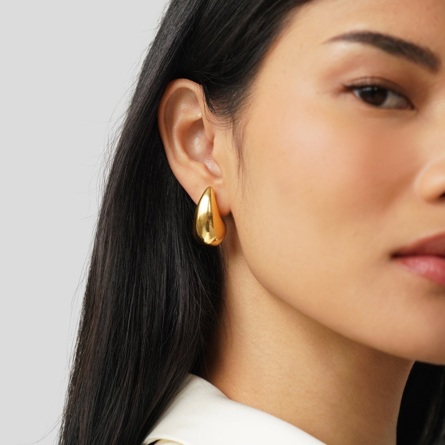 Talisa Gold Teardrop Earrings