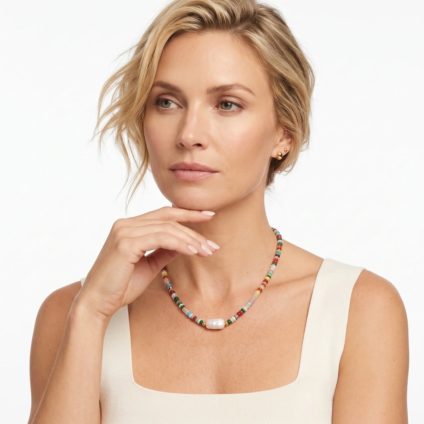 Riviera Pearl Necklace