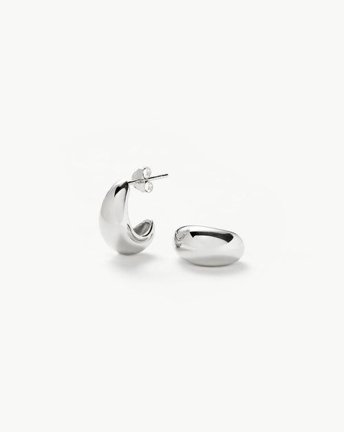Dome Mini Hoop Earrings