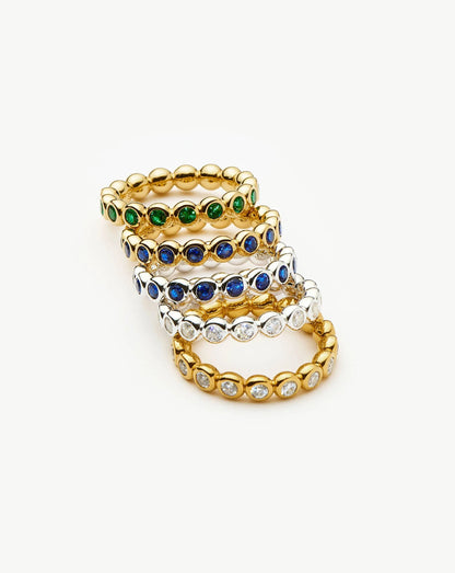 Tennis Eternity Stacking Ring