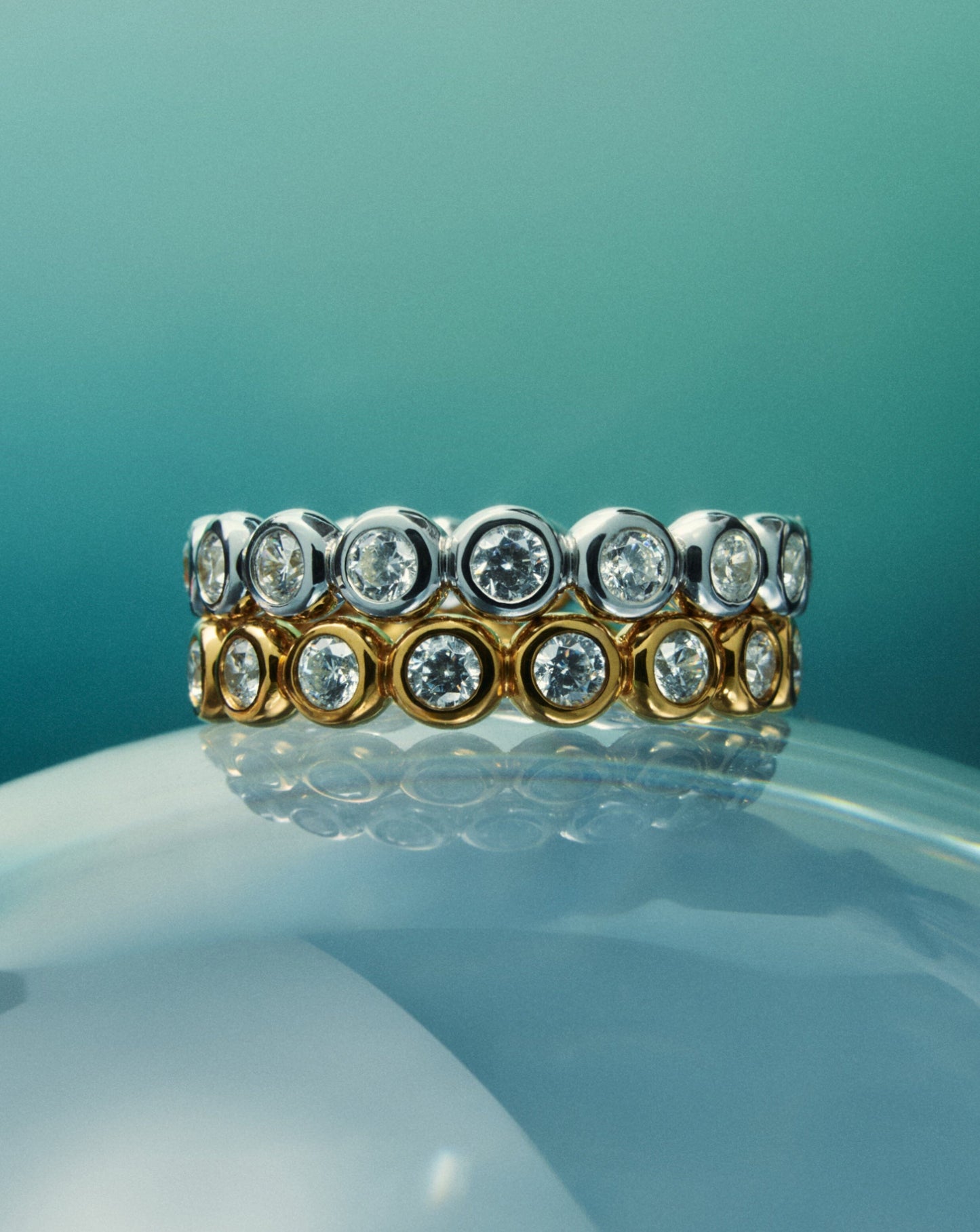 Tennis Eternity Stacking Ring